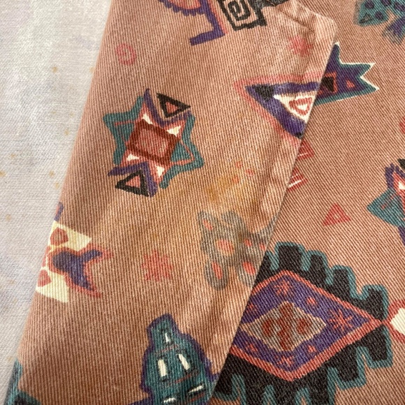 Chico's Design Vintage Blazer Cardigan Jacket — Women's 1 – Tribal Aztec Print - Picture 4 of 6